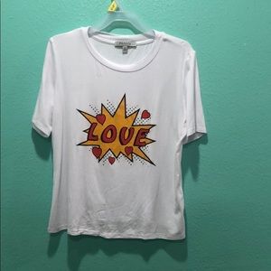 Love White Tee